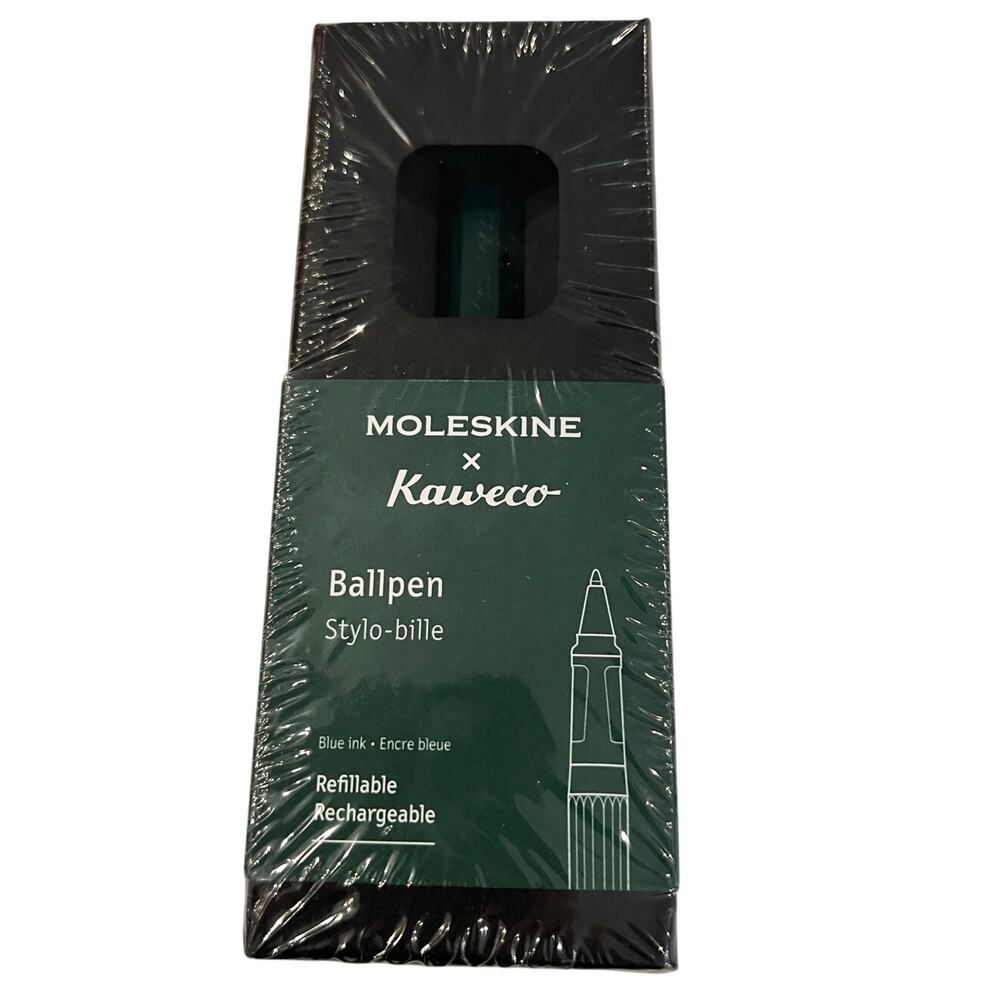 MOLESKINE x Kaweco Refillable Blue Ink Medium Point .7 mm Ball Pen NWT